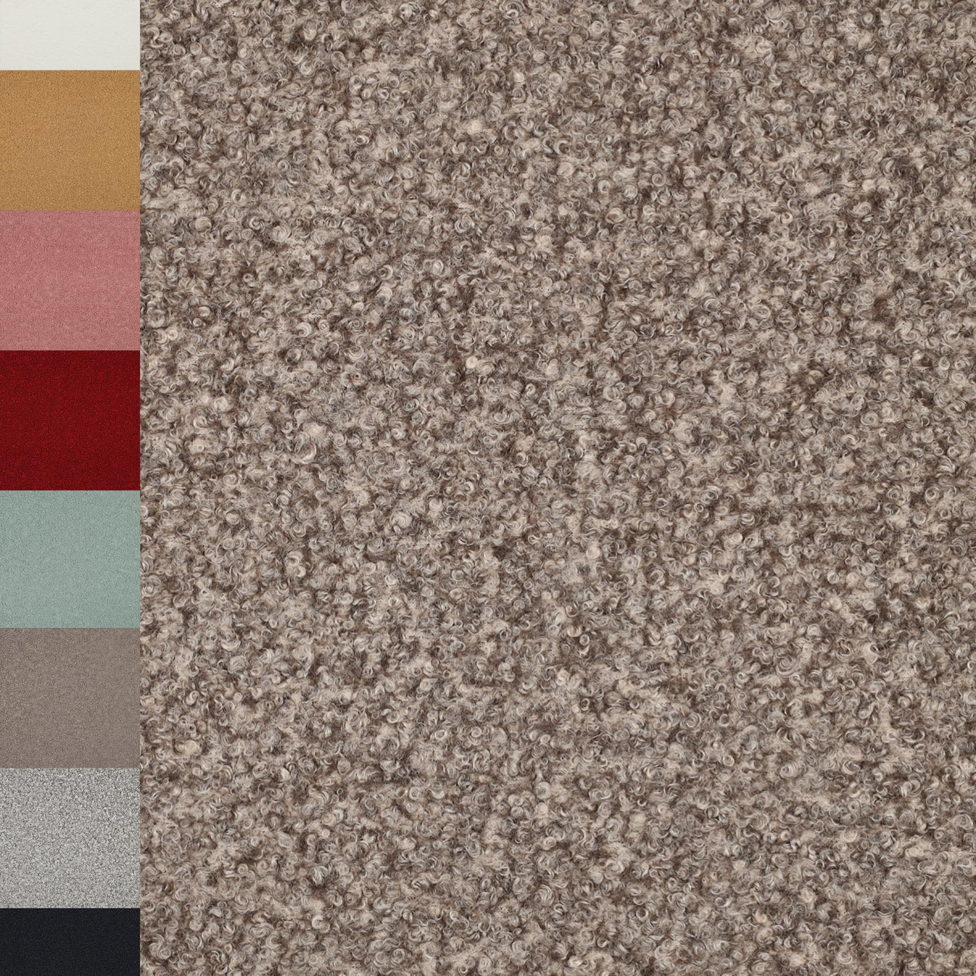 MAGAM-Stoffe Ruby Teddy super weicher Teddyfell Boucle Meterware ab 50cm (01. Natur)