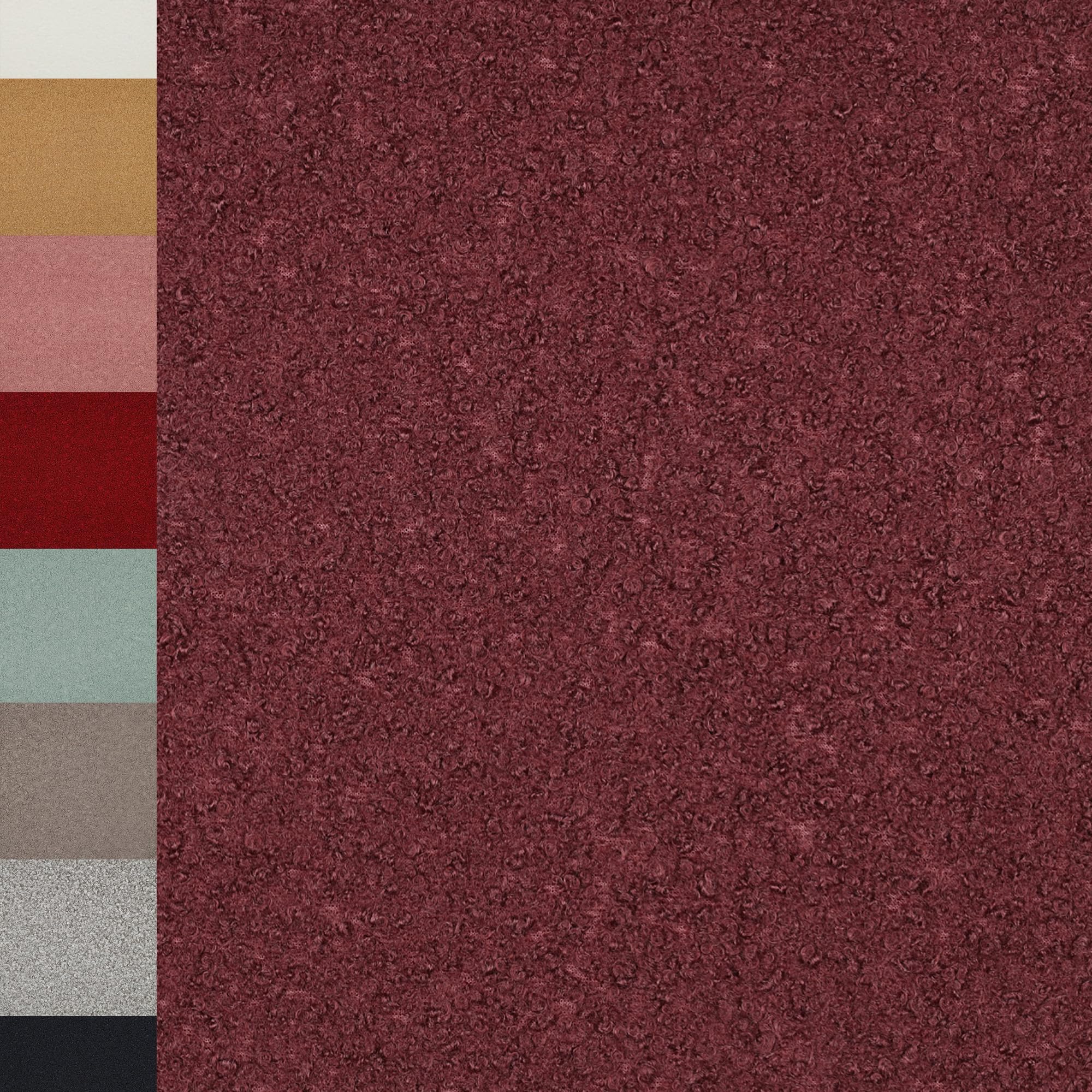 MAGAM-Stoffe Ruby Teddy super weicher Teddyfell Boucle Meterware ab 50cm (01. Natur)