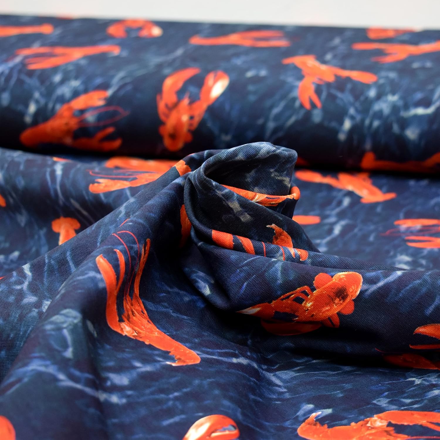 MAGAM-Stoffe Matthew Kinder Jersey Stoff Oeko-Tex Meterware 50cm (Hummer)