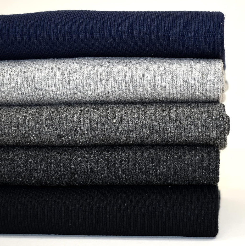 MAGAM-Stoffe Antonia Grobstrick Bündchenstoff Paket uni Oeko-Tex 5 Farben a 50cm (Best-Of)