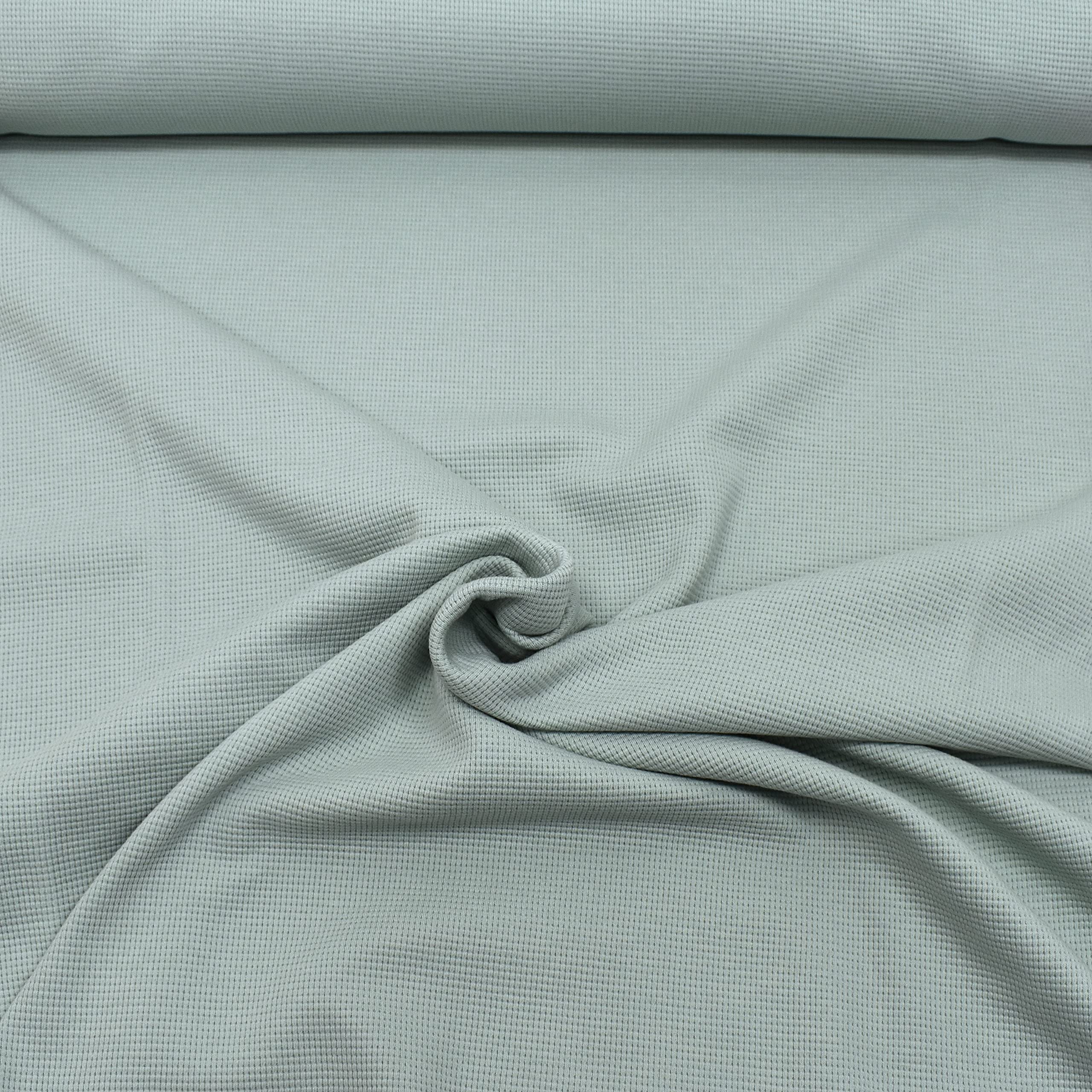 MAGAM-Stoffe Benny Waffeljersey Waffel Stoff 100% Baumwolle Oeko-Tex Meterware 50cm (01. Natur)