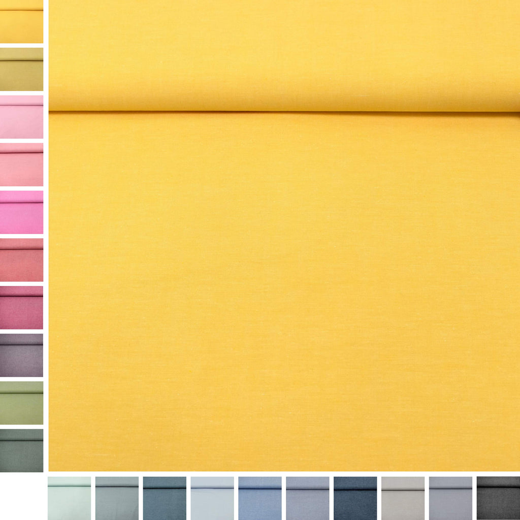 MAGAM-Stoffe Mona Uni Kinder Baumwollstoff Oeko-Tex Meterware 50cm (20. Schwarz)