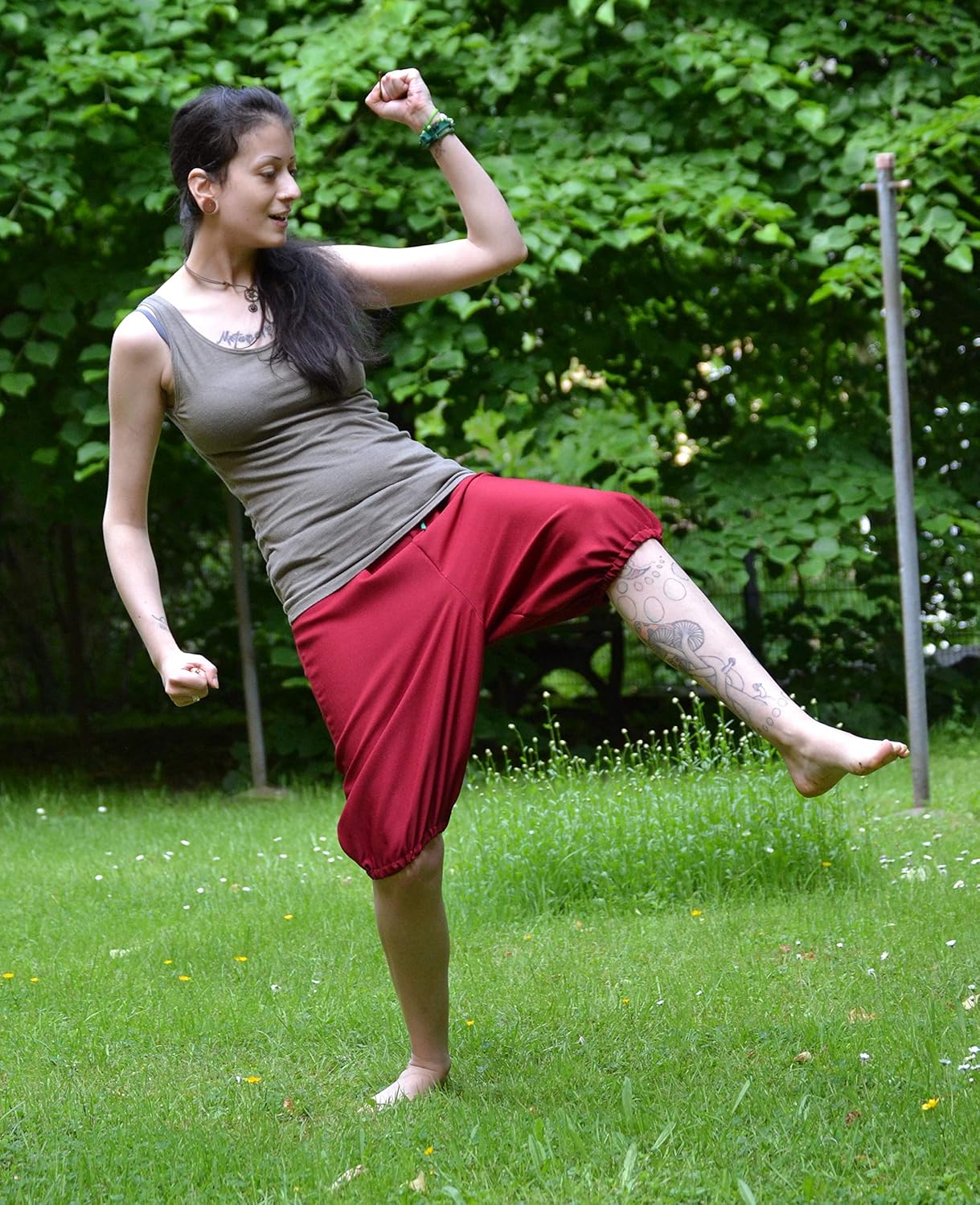 MAGAM-Stoffe 1m Mara Universal-Stoff uni Blickdicht Knitterarm Kostüm Tischdecken Dekostoff (01. Weiß)