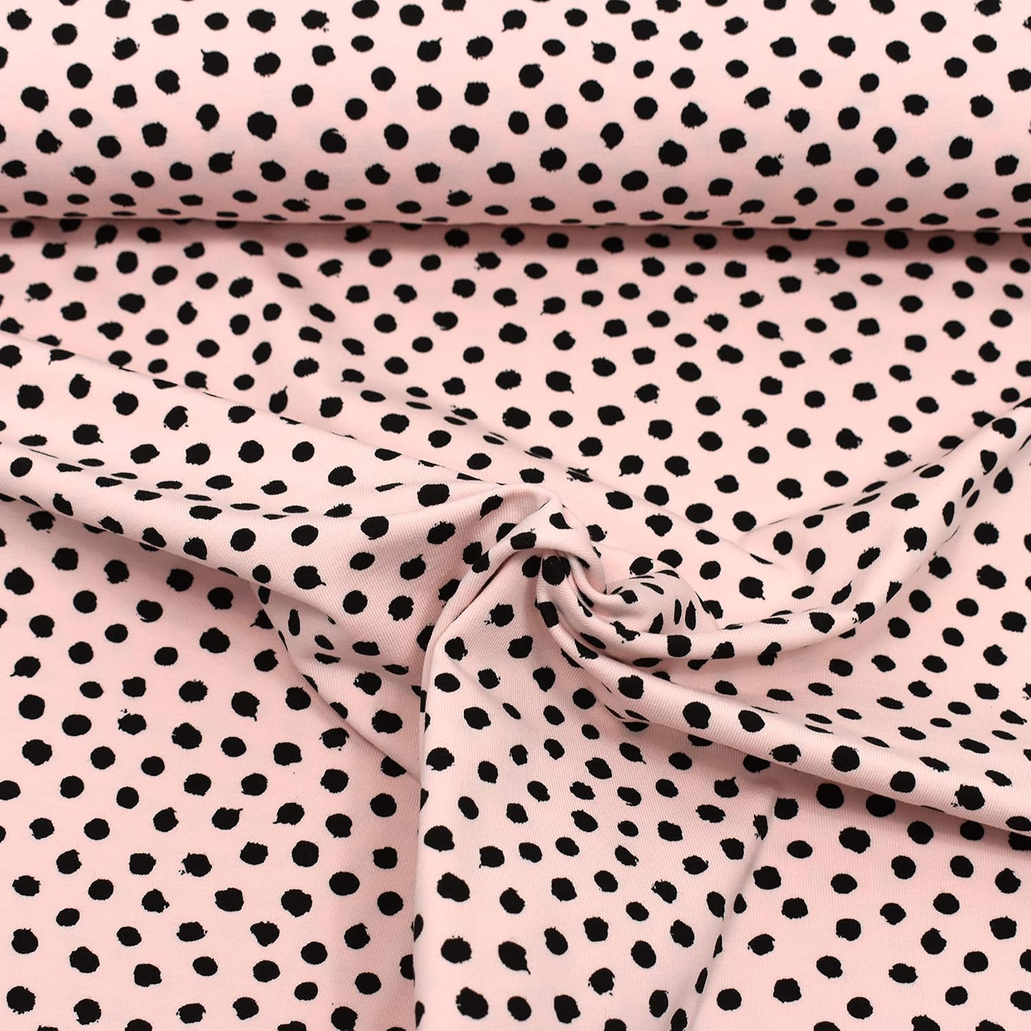 MAGAM-Stoffe Grace Jersey Kinder Stoff Oeko-Tex Meterware 50cm (8. Hellrosa)