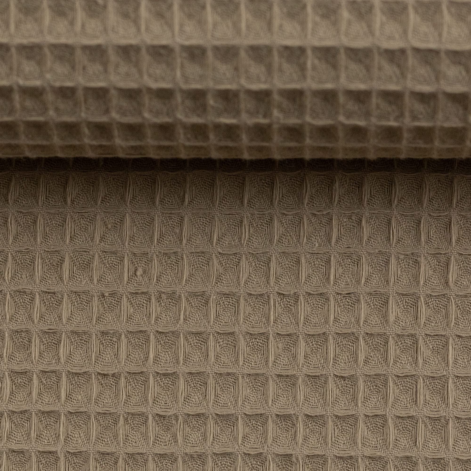 MAGAM-Stoffe Ella Waffel Stoff 100% Baumwollstoff Oeko-Tex Meterware 50cm (16. Aubergine)