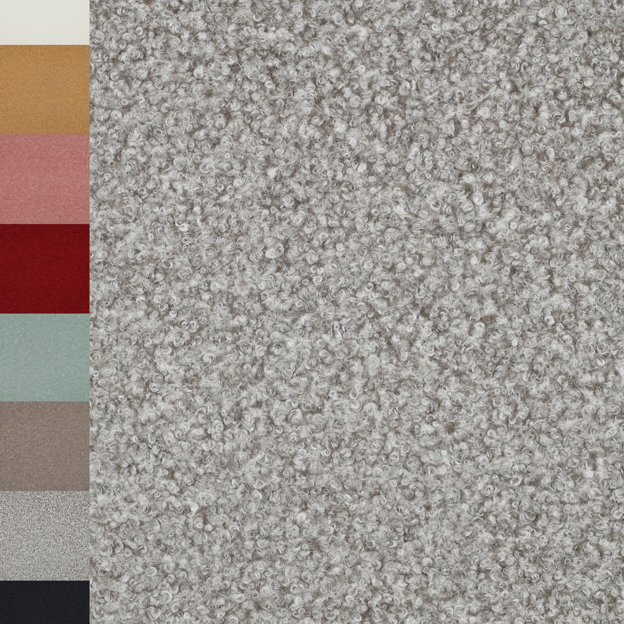 MAGAM-Stoffe Ruby Teddy super weicher Teddyfell Boucle Meterware ab 50cm (01. Natur)