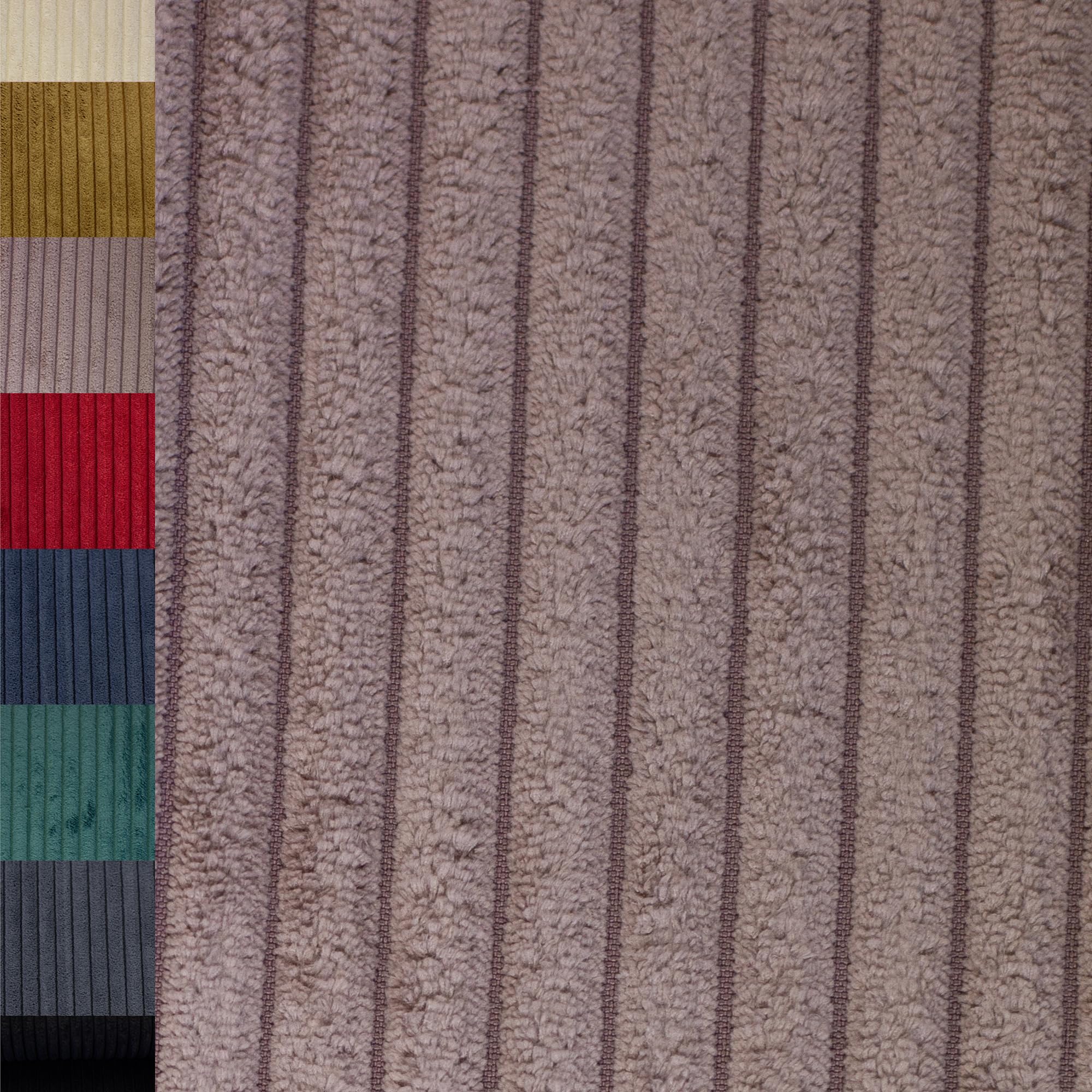 MAGAM-Stoffe Wien Samtcord Deko Polster Taschen Kleidung Breitcord Meterware ab 50cm (15. Petrol dunkel)