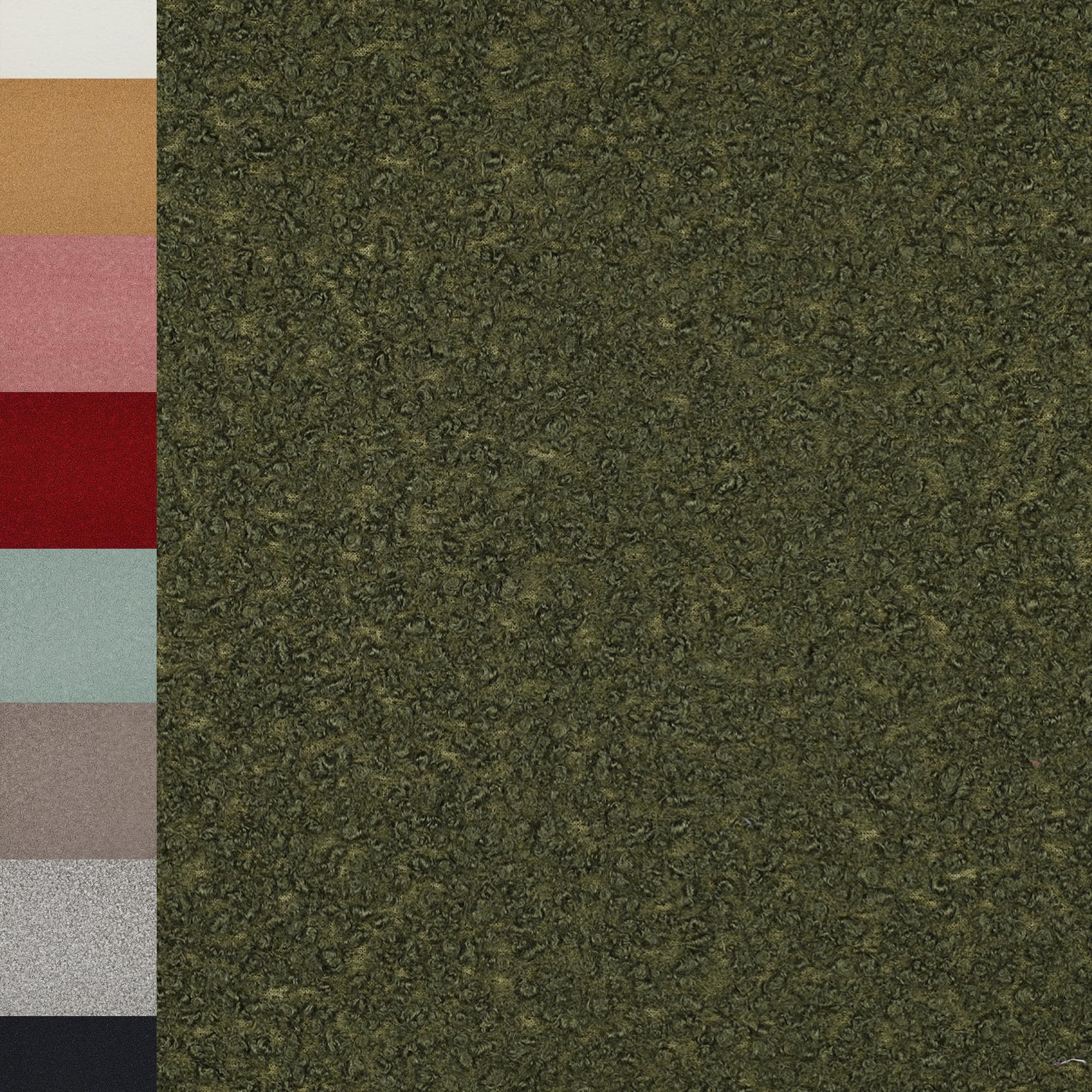 MAGAM-Stoffe Ruby Teddy super weicher Teddyfell Boucle Meterware ab 50cm (01. Natur)