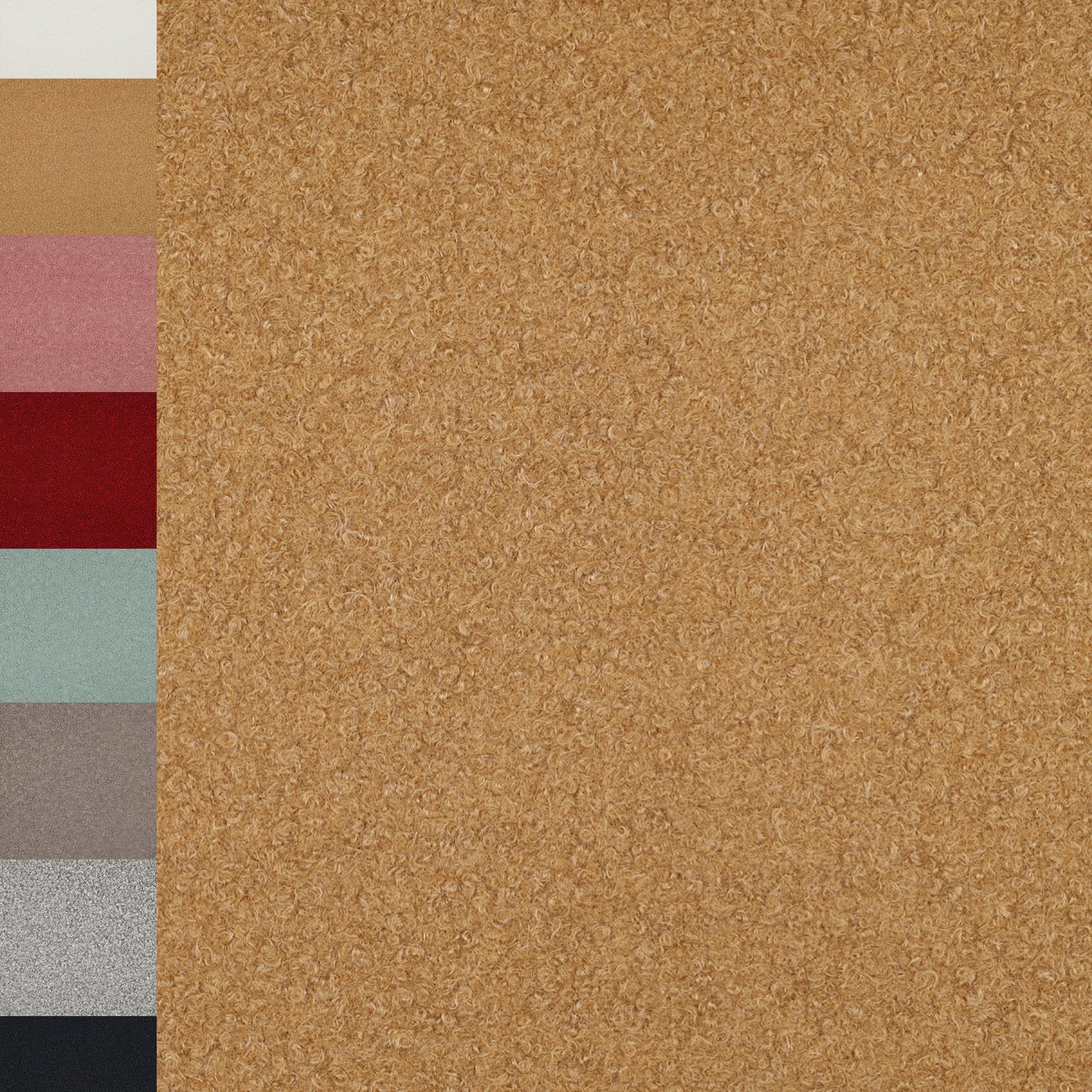 MAGAM-Stoffe Ruby Teddy super weicher Teddyfell Boucle Meterware ab 50cm (01. Natur)