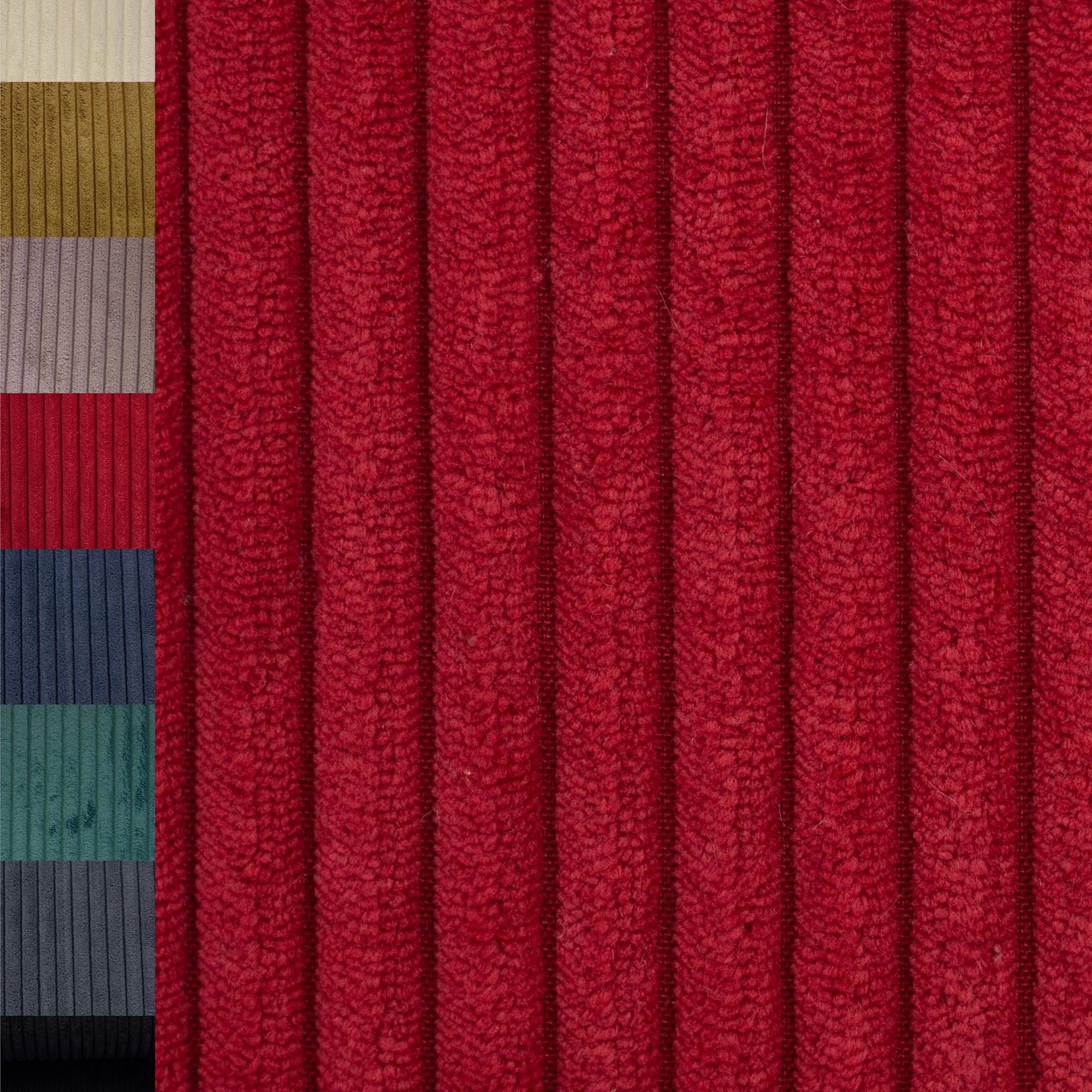 MAGAM-Stoffe Wien Samtcord Deko Polster Taschen Kleidung Breitcord Meterware ab 50cm (15. Petrol dunkel)