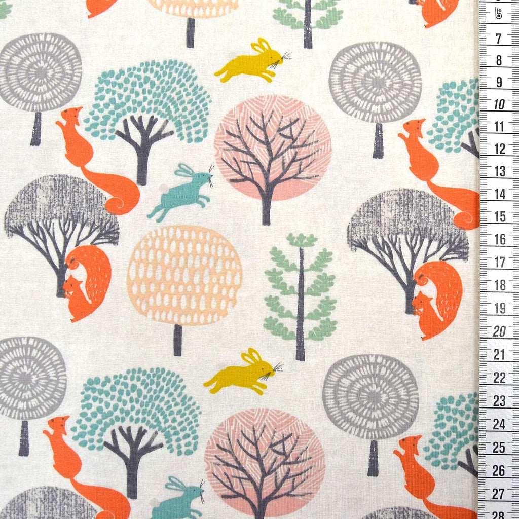 MAGAM-Stoffe Judith Waldfreunde Kinderstoff Oeko-Tex Meterware 50cm (Jersey)