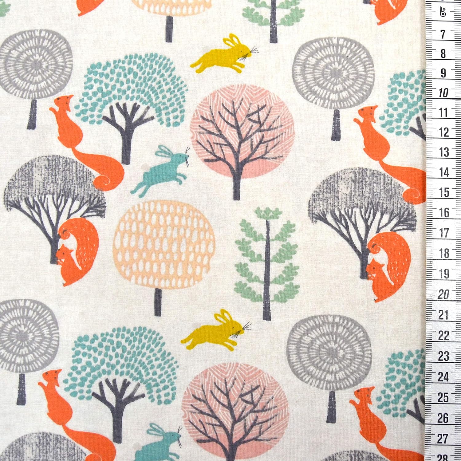 MAGAM-Stoffe Judith Waldfreunde Kinderstoff Oeko-Tex Meterware 50cm (Jersey)