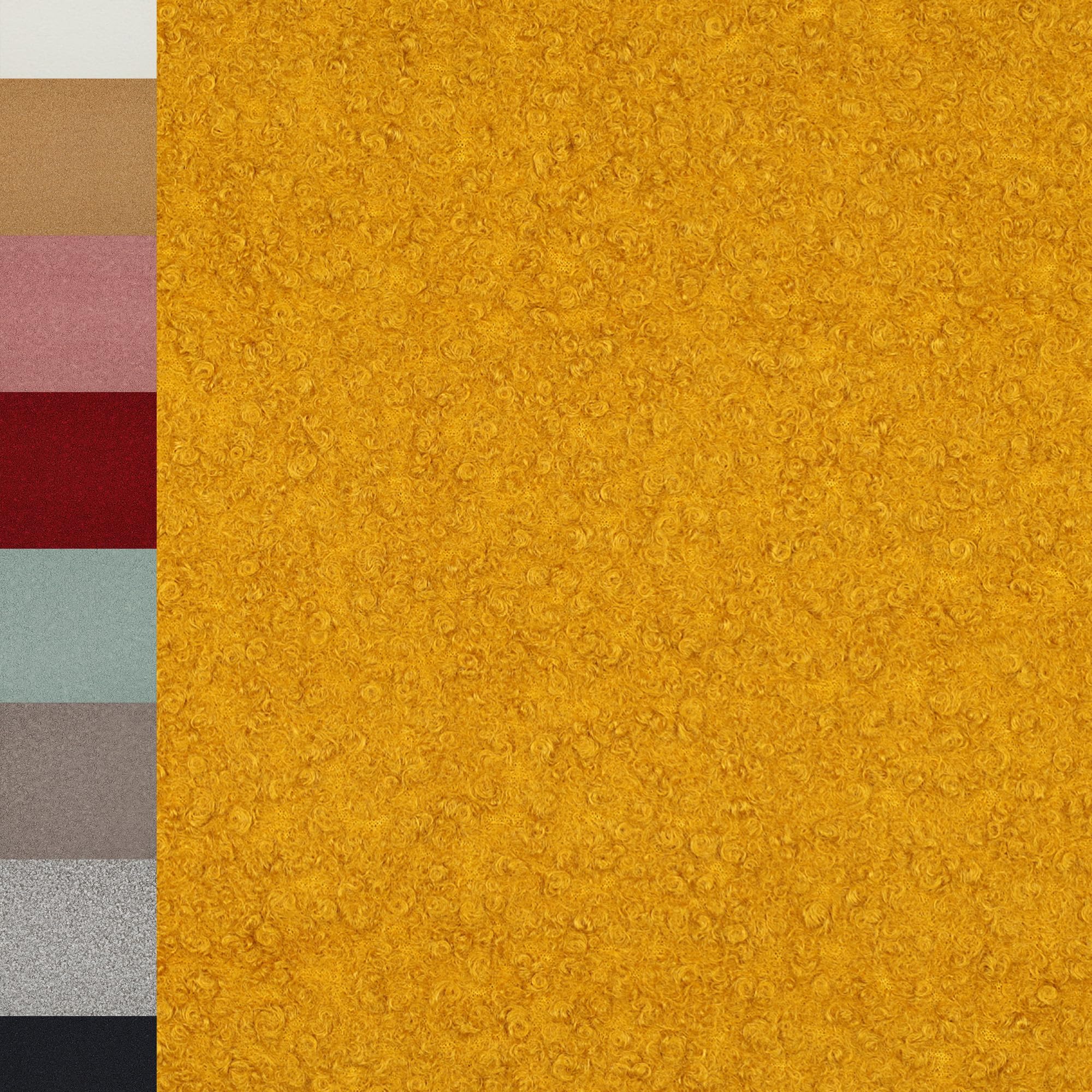 MAGAM-Stoffe Ruby Teddy super weicher Teddyfell Boucle Meterware ab 50cm (01. Natur)