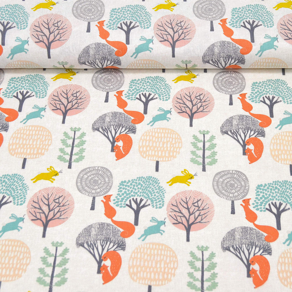 MAGAM-Stoffe Judith Waldfreunde Kinderstoff Oeko-Tex Meterware 50cm (Jersey)