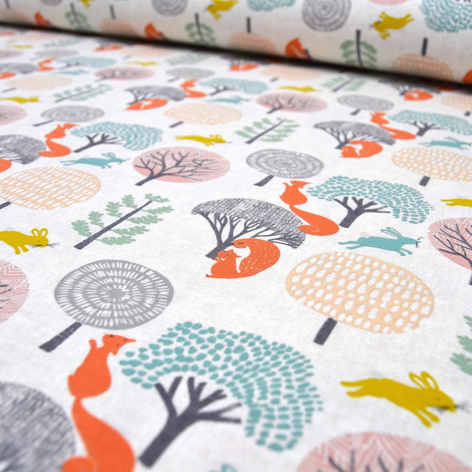 MAGAM-Stoffe Judith Waldfreunde Kinderstoff Oeko-Tex Meterware 50cm (Jersey)