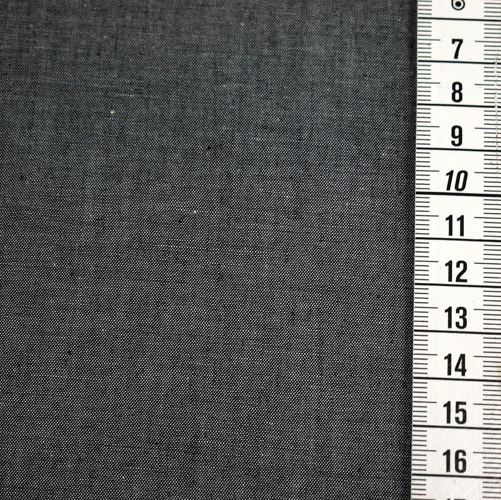 MAGAM-Stoffe Mona Uni Kinder Baumwollstoff Oeko-Tex Meterware 50cm (20. Schwarz)