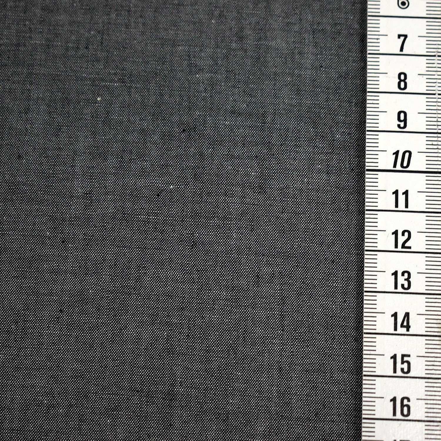 MAGAM-Stoffe Mona Uni Kinder Baumwollstoff Oeko-Tex Meterware 50cm (20. Schwarz)