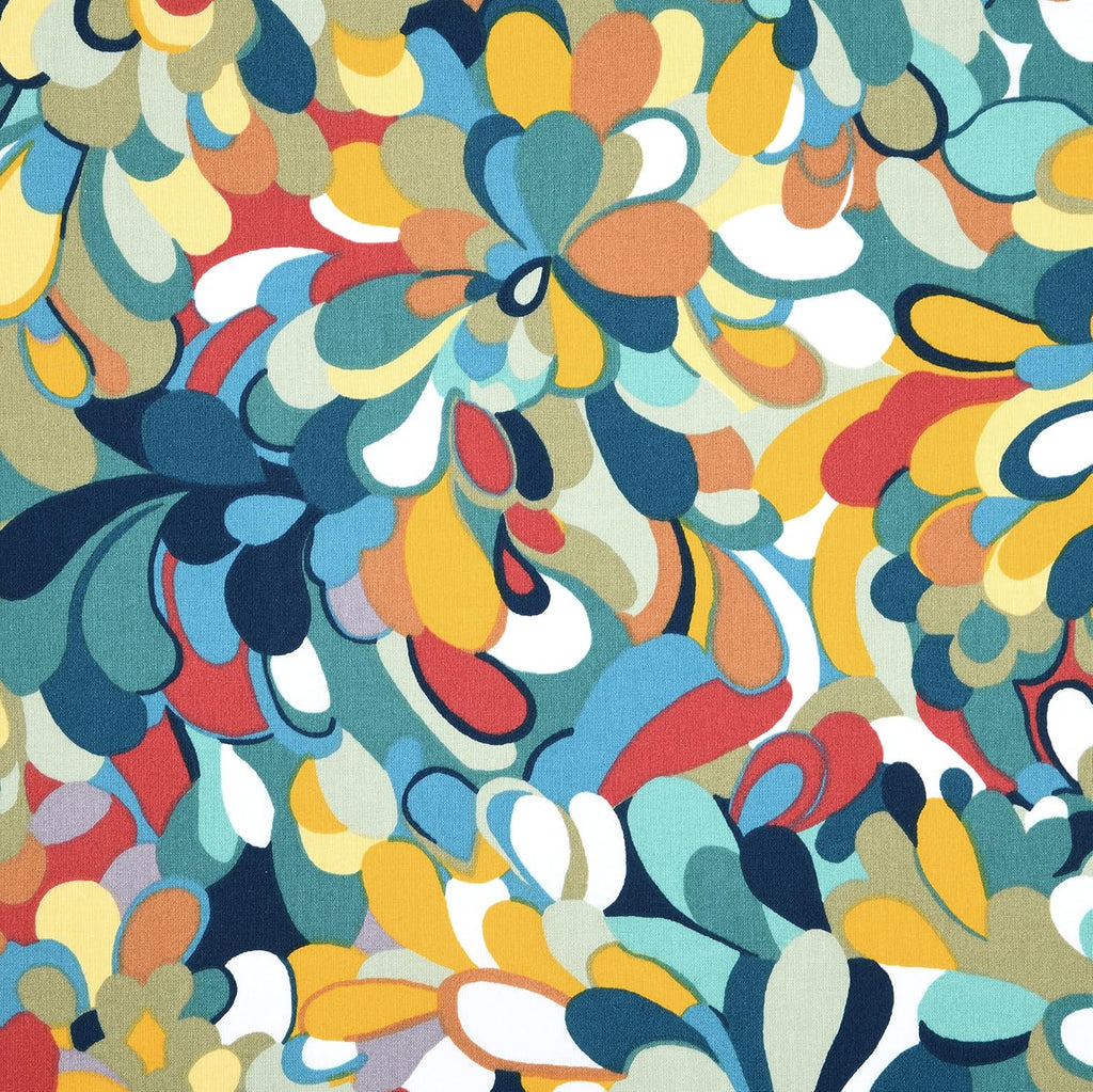 MAGAM-Stoffe Splash Baumwollstoff Oeko-Tex Meterware 50cm (Grün)