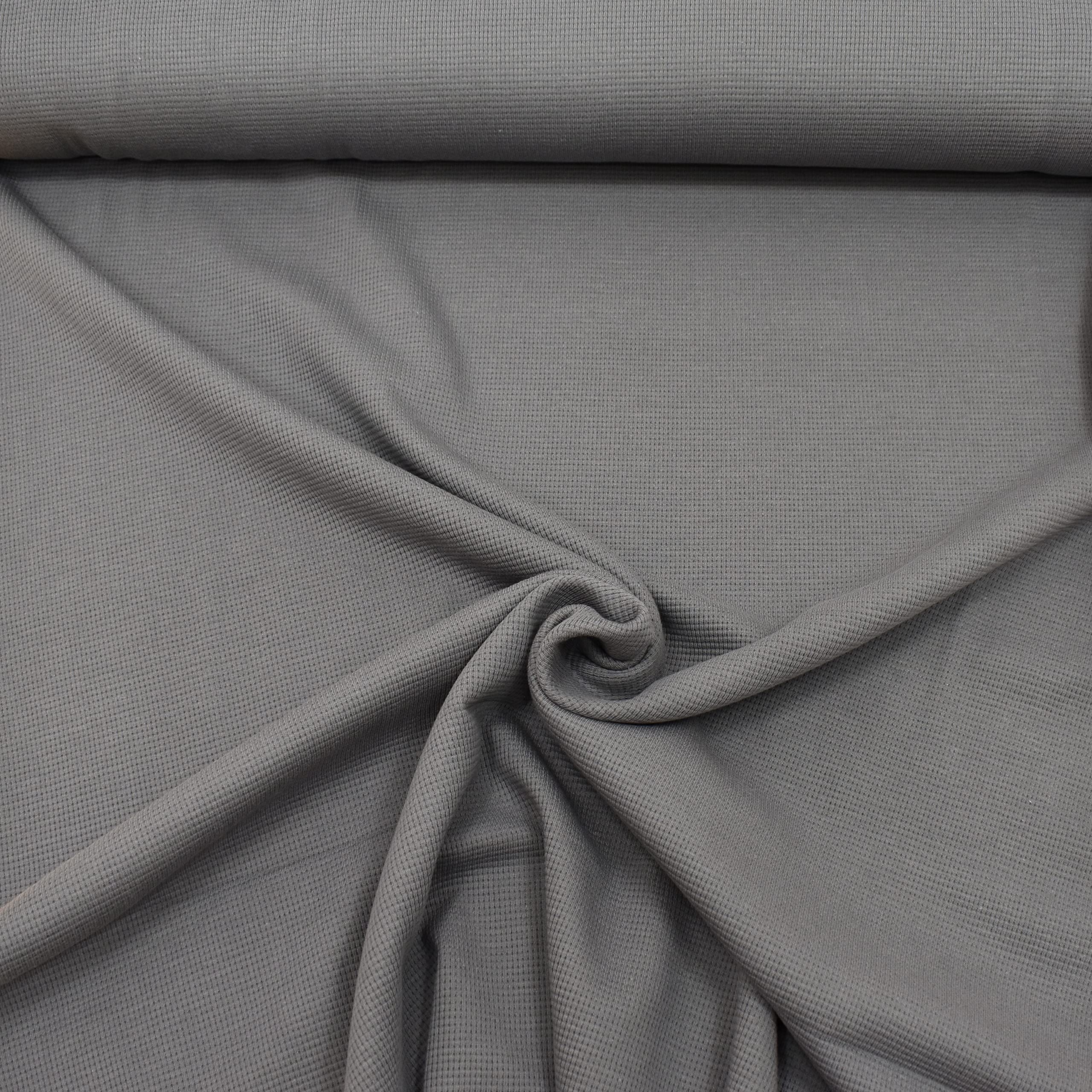 MAGAM-Stoffe Benny Waffeljersey Waffel Stoff 100% Baumwolle Oeko-Tex Meterware 50cm (01. Natur)