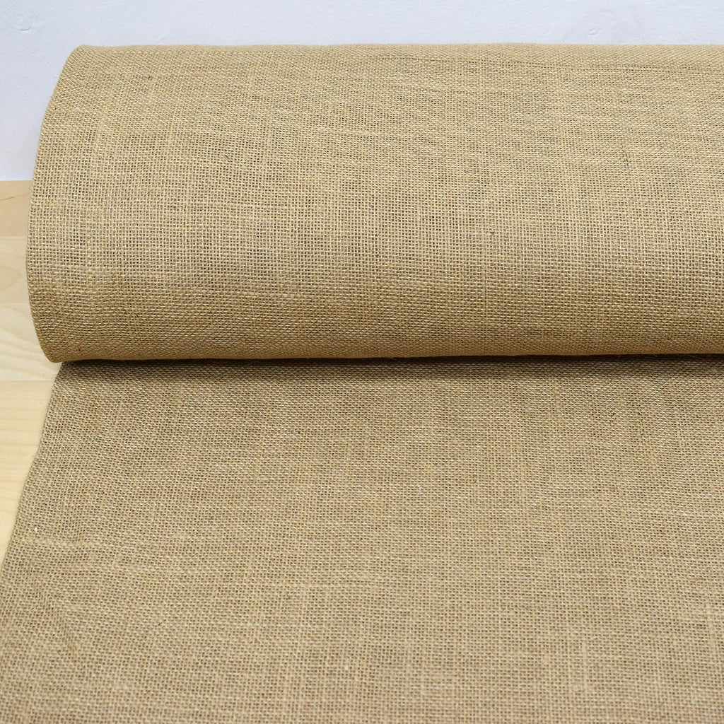 MAGAM-Stoffe 1m Jute Stoff aus 100% Jute Rupfen Natur Sack-Leinen Dekostoff Meterware (Klassik)