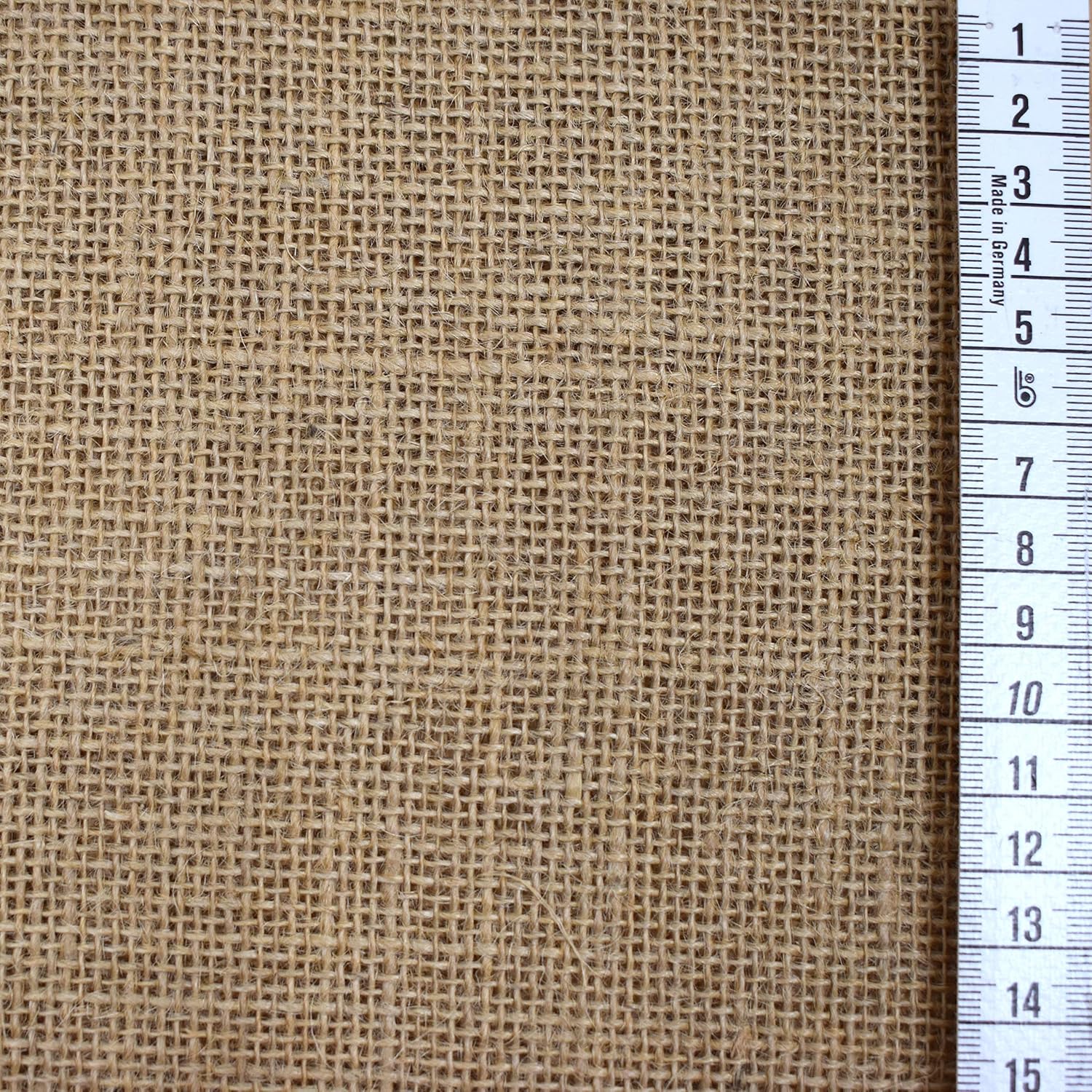 MAGAM-Stoffe 1m Jute Stoff aus 100% Jute Rupfen Natur Sack-Leinen Dekostoff Meterware (Klassik)