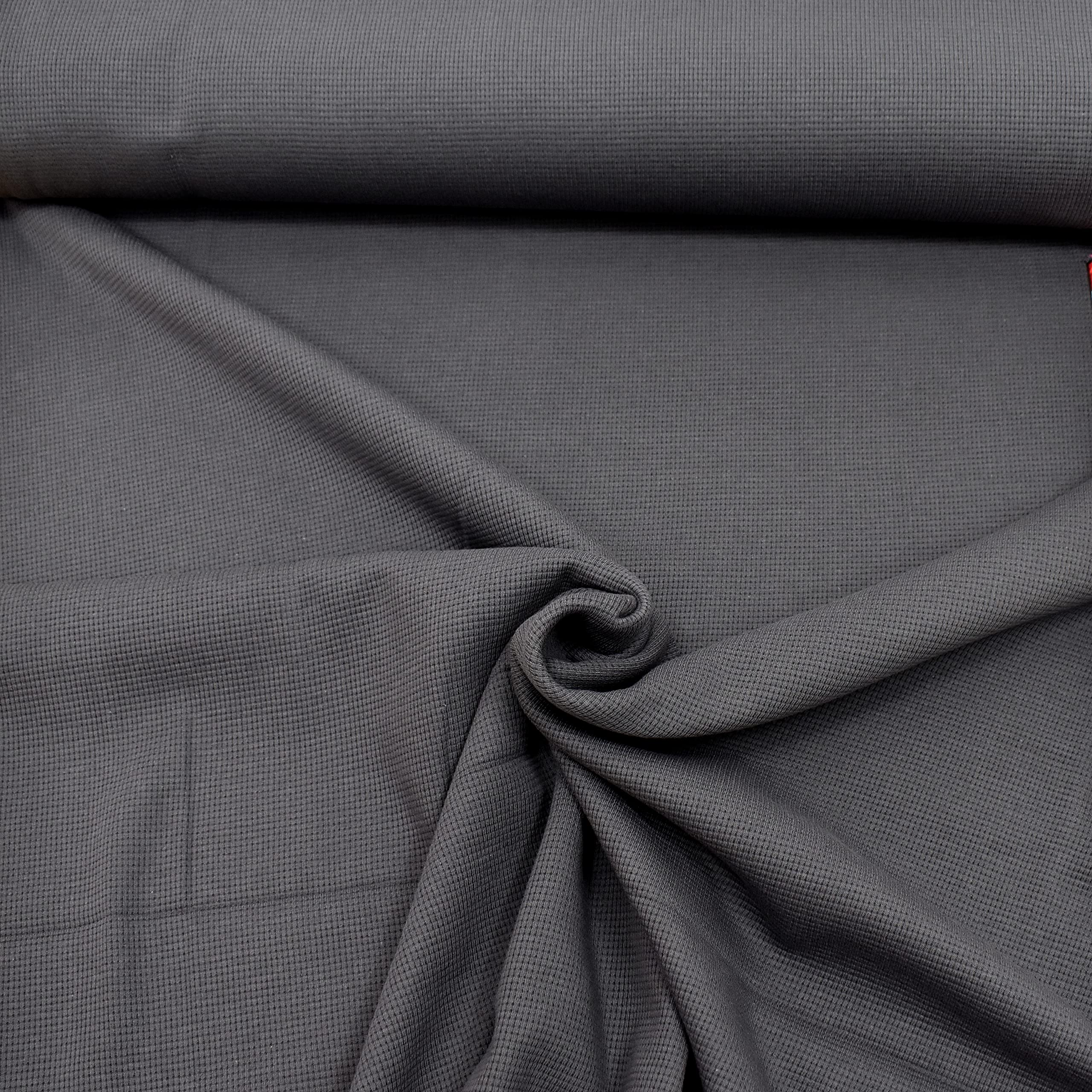 MAGAM-Stoffe Benny Waffeljersey Waffel Stoff 100% Baumwolle Oeko-Tex Meterware 50cm (01. Natur)