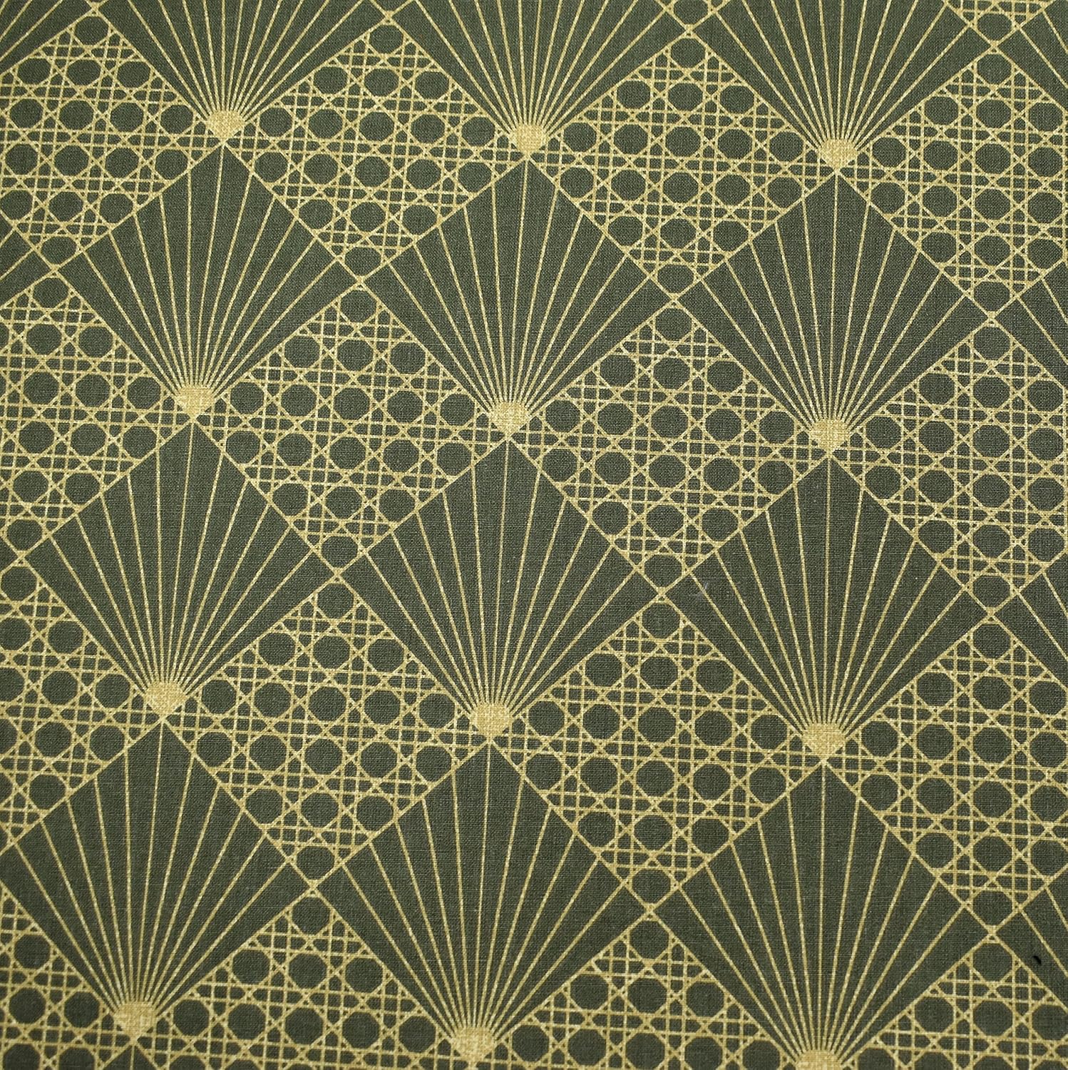 MAGAM-Stoffe Kasimir Baumwollstoff Oeko-Tex Meterware 50cm (Khaki)