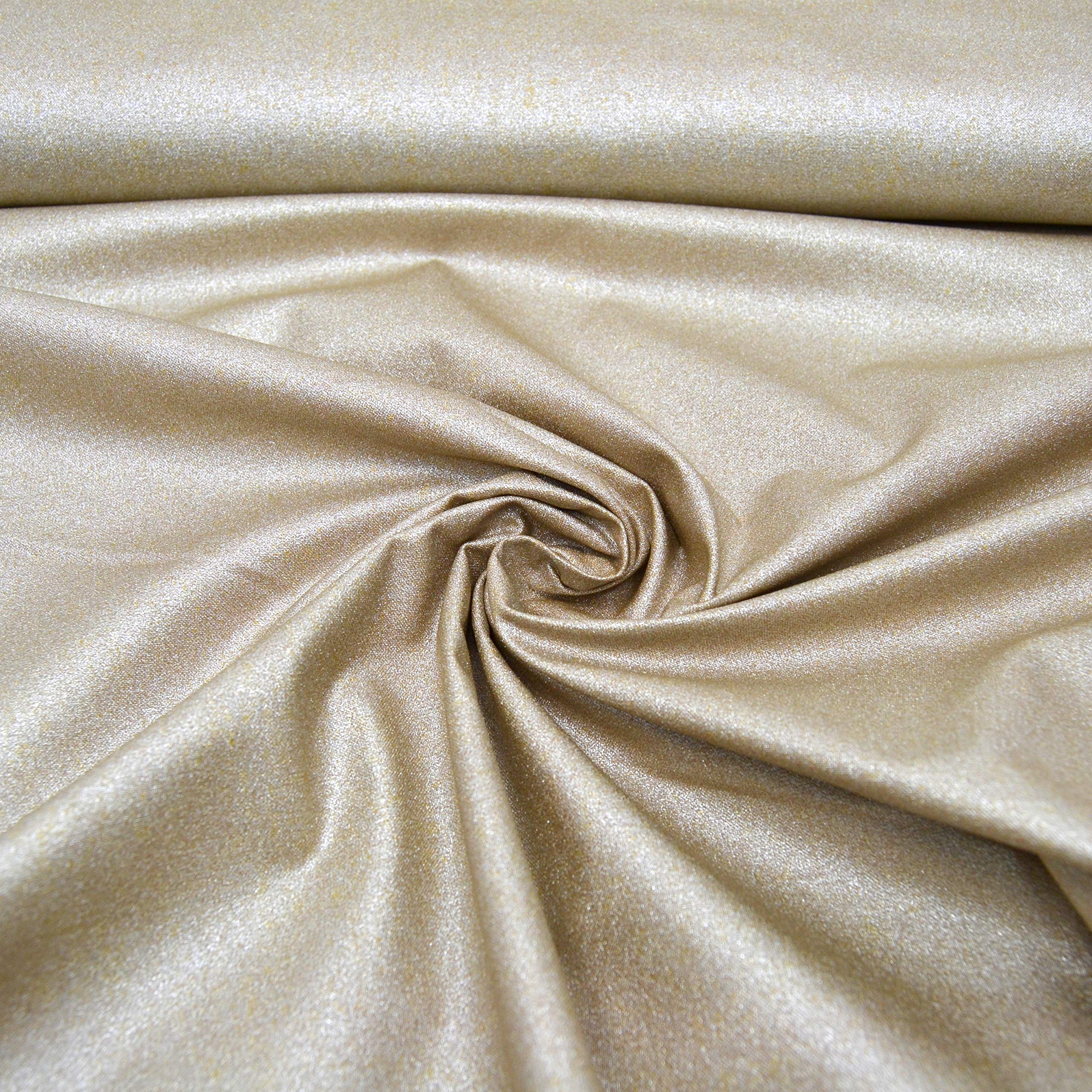 MAGAM-Stoffe Maren Wasserabweisender Baumwollstoff Wachstuch Glitzer Oeko-Tex Meterware 50cm (02. Silber)