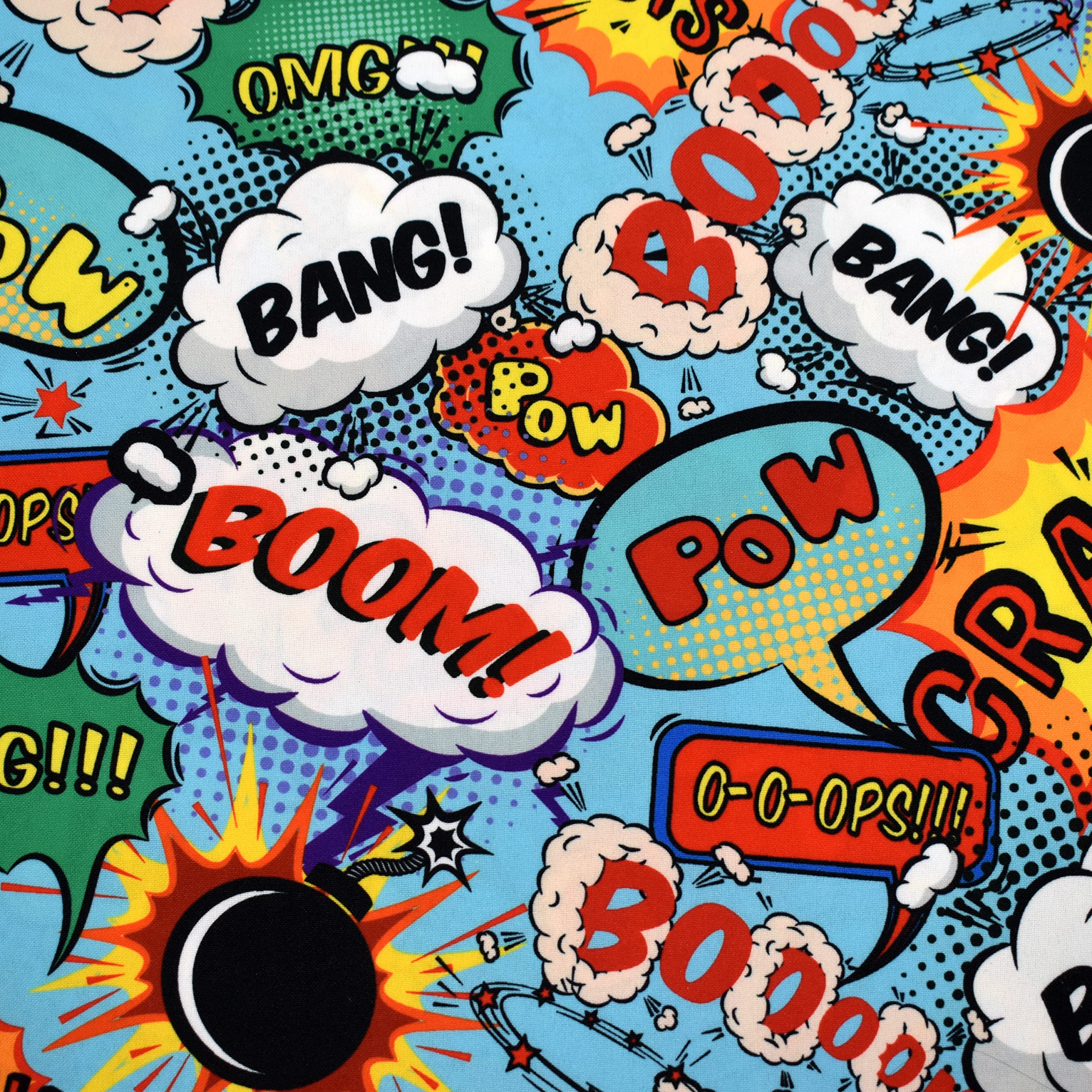 MAGAM-Stoffe Alice Hippie Retro Vintage Halloween Stoff Meterware 50cm (3. Soul (Folienjersey pink))