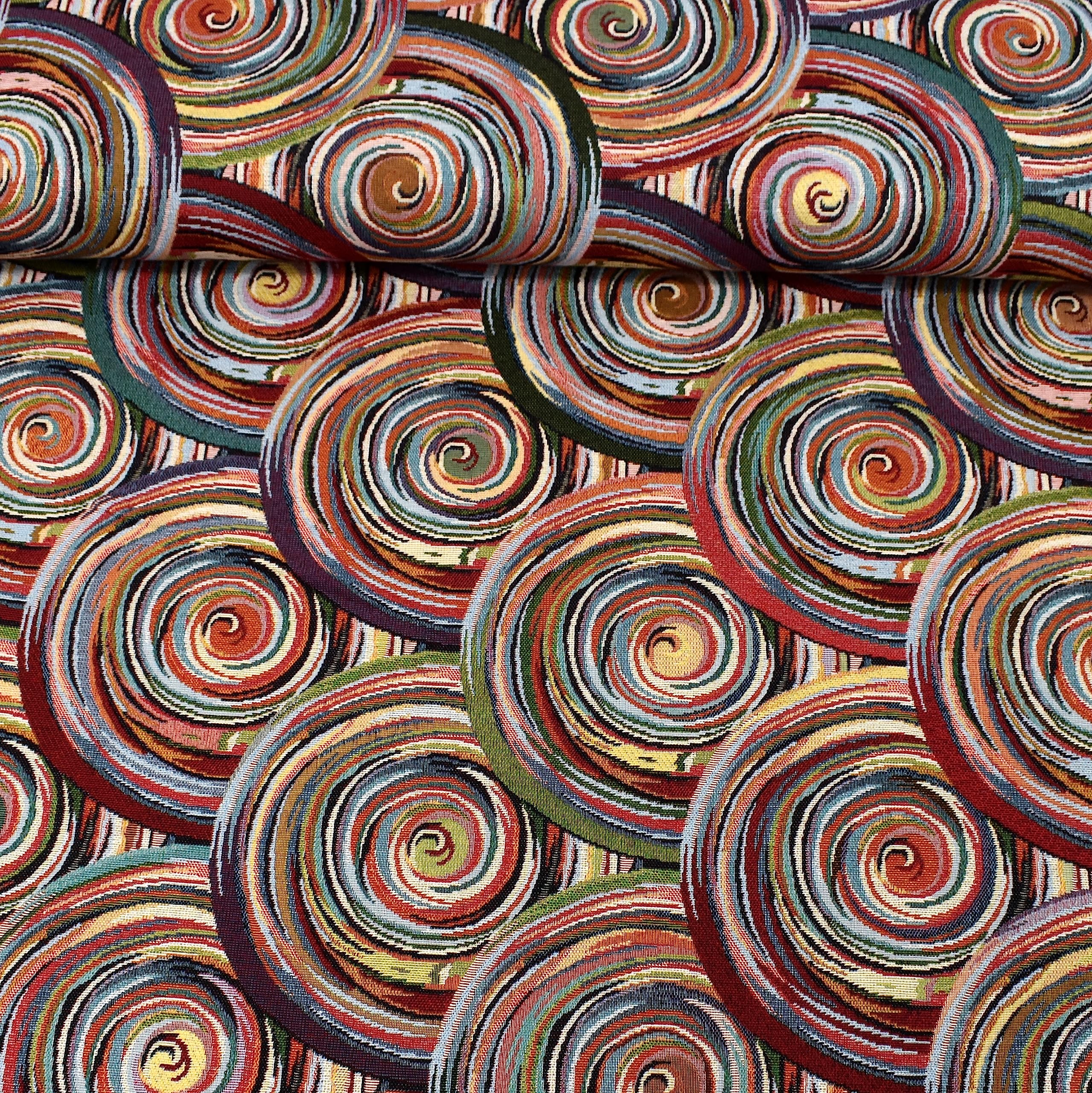 MAGAM-Stoffe Bilbao schwerer Möbel Polster Stoff Meterware 50cm (Streifen)